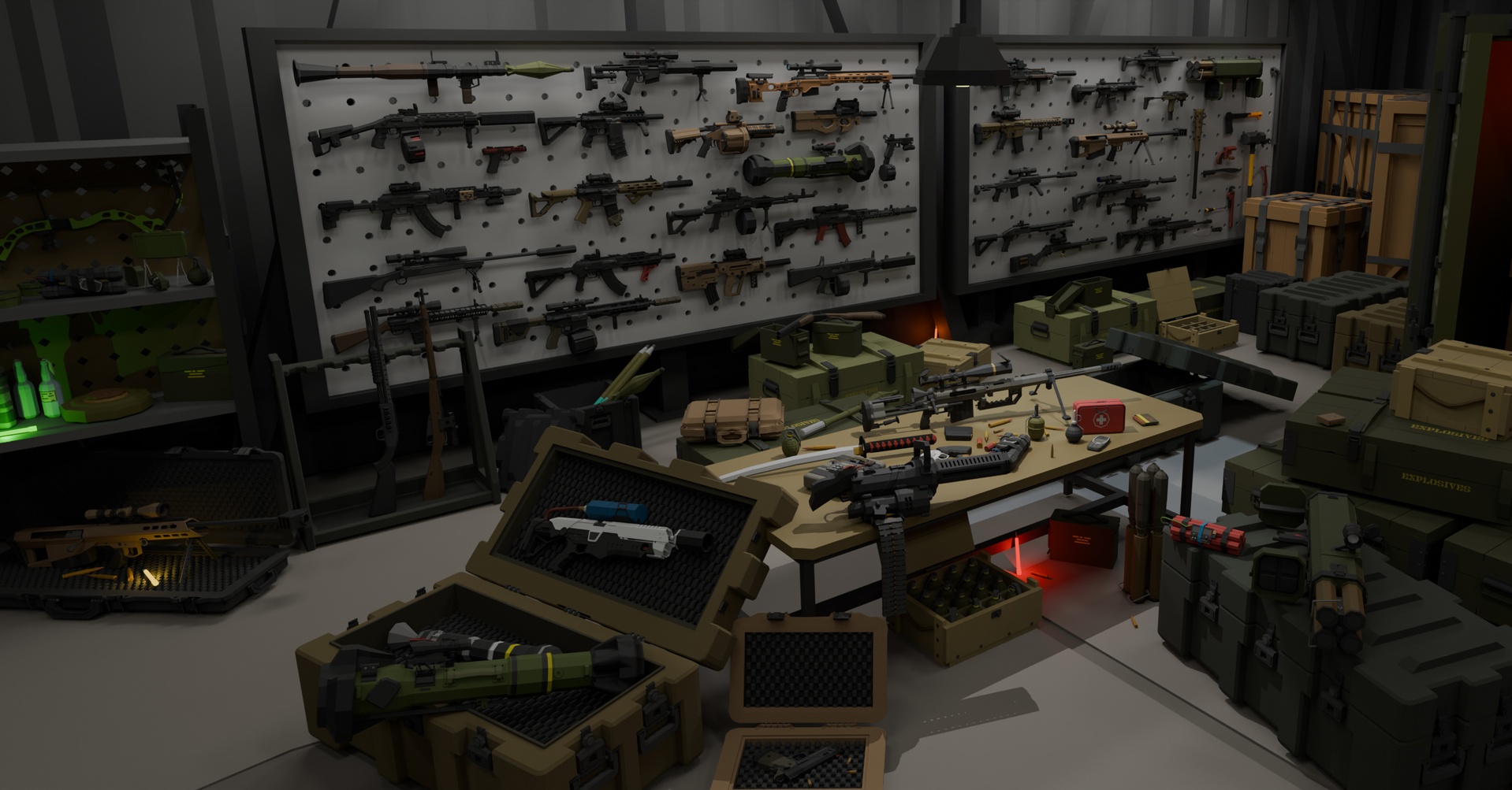 Media 1 for listing Lowpoly Weapon Pack