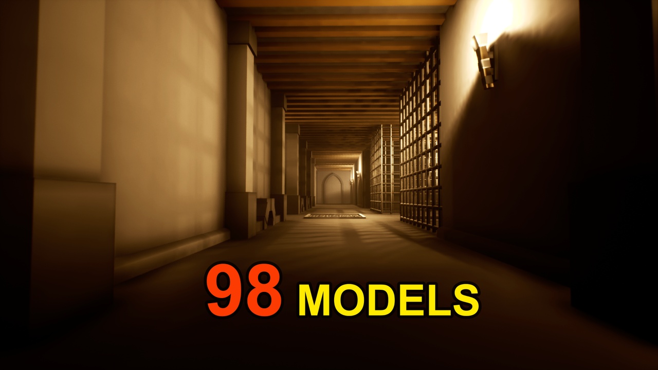Media 1 for listing Low Poly Dungeon Pack