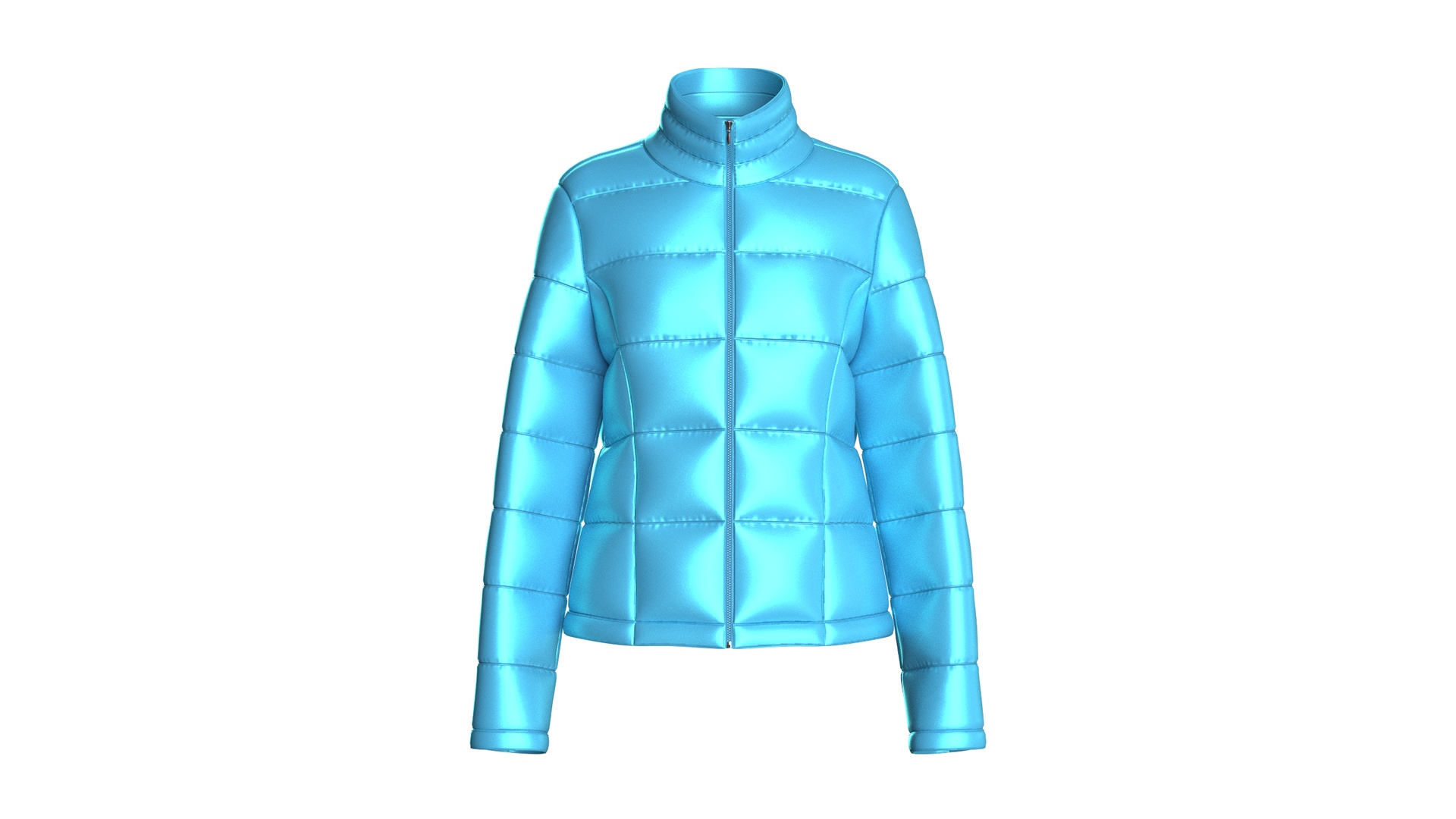 Media 1 for listing Girls High Neck Puffer Jacket | High Poly
