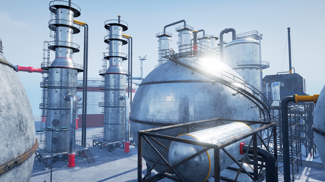 Modular Oil Refinery Model Pack 제품 등록을 위한 미디어 1개