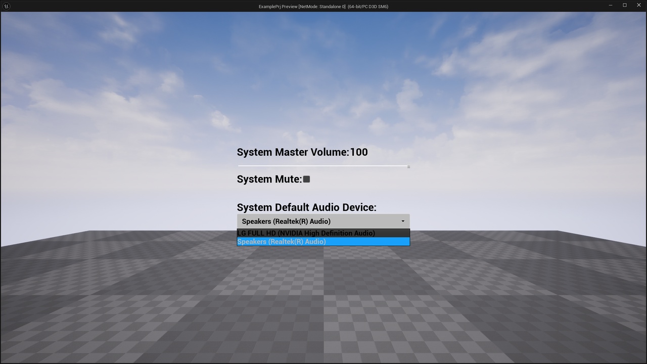 Media 1 for listing System Audio Volume