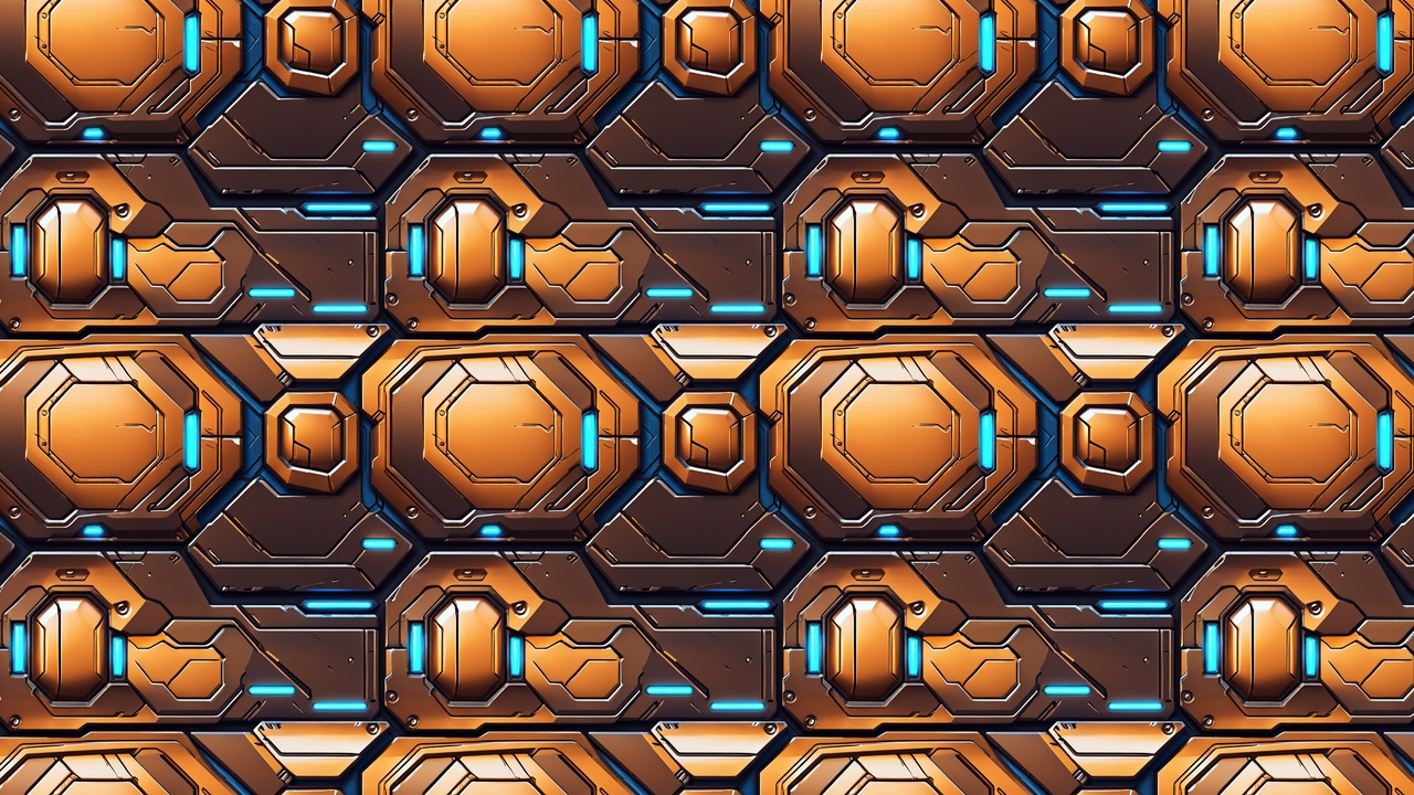 Media 1 for listing Alien Metal Panel Material Pack