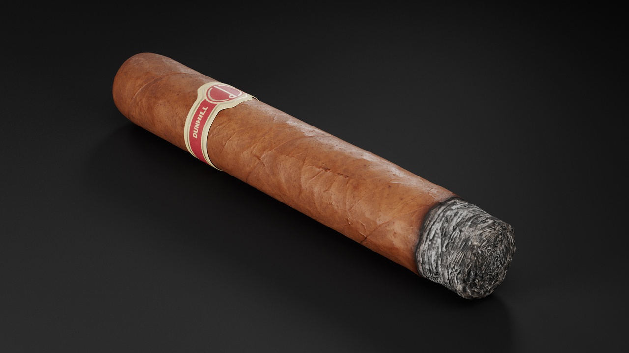 Media 1 for listing Lit Cigar Dunhill Cabinetta