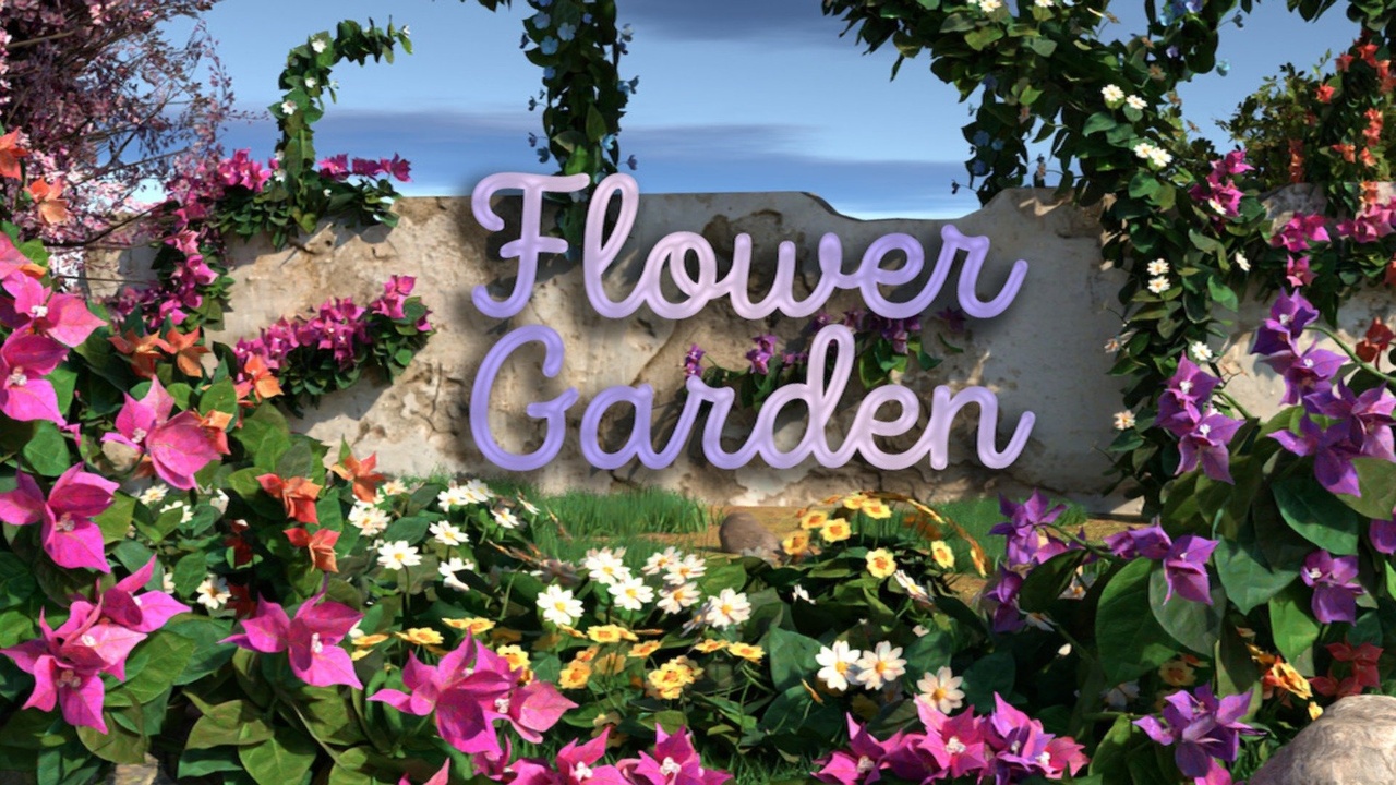 Flower Garden Toolkit for Blender with GeoNodes | Fab