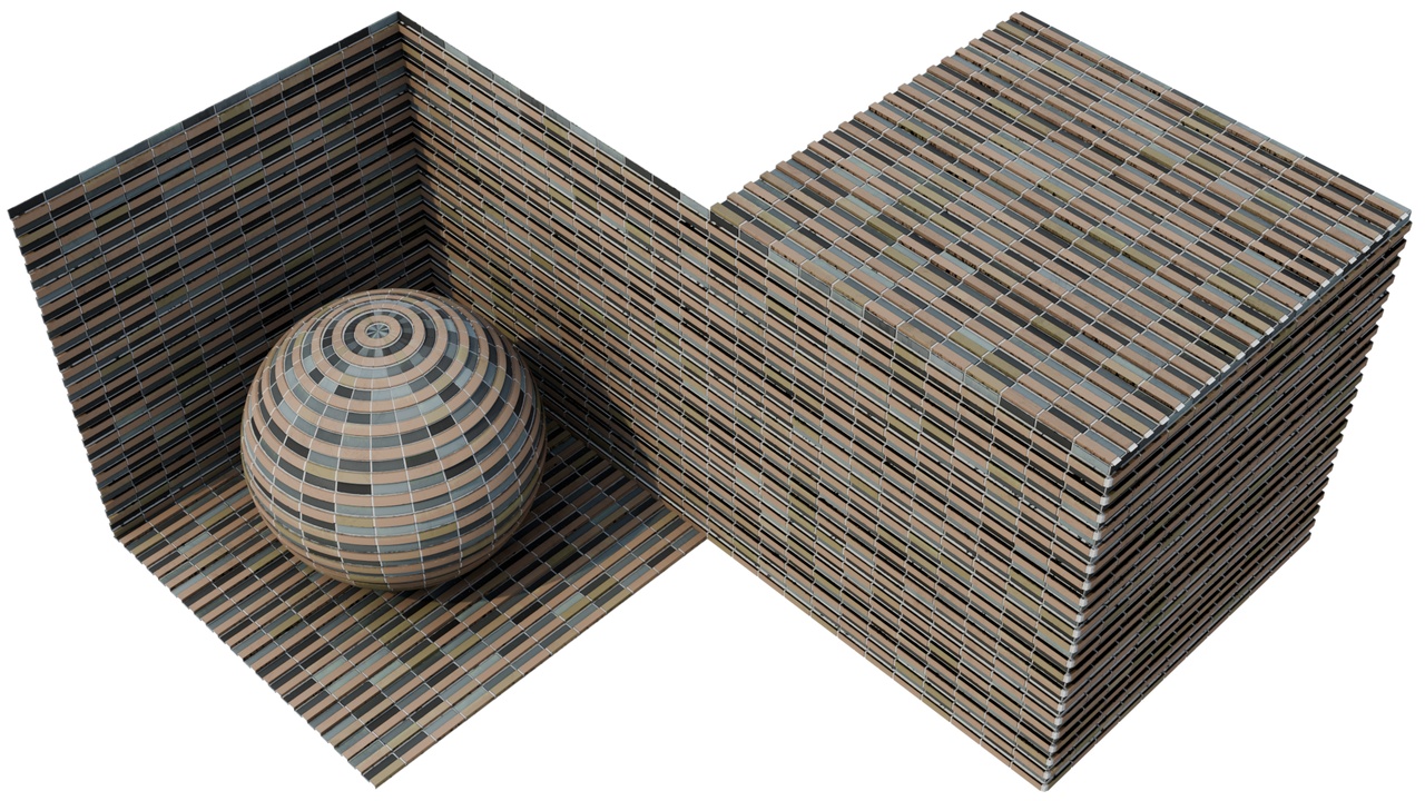 Media 1 for listing Realistic PBR material. The brick wall #19