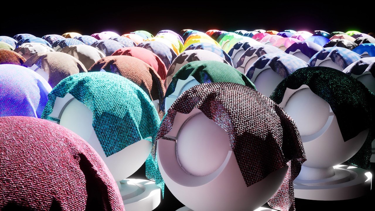 "Realistic Fabric Material MEGA BUNDLE 2024" PBR Texture 제품 등록을 위한 미디어 1개
