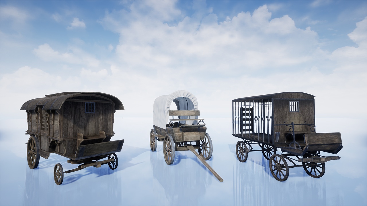 Media 1 for listing Medieval Wagons