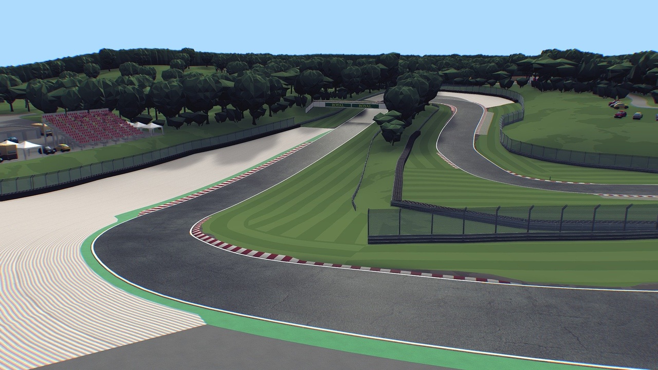 Media 1 for listing Cartoon Race Track Kingsdown