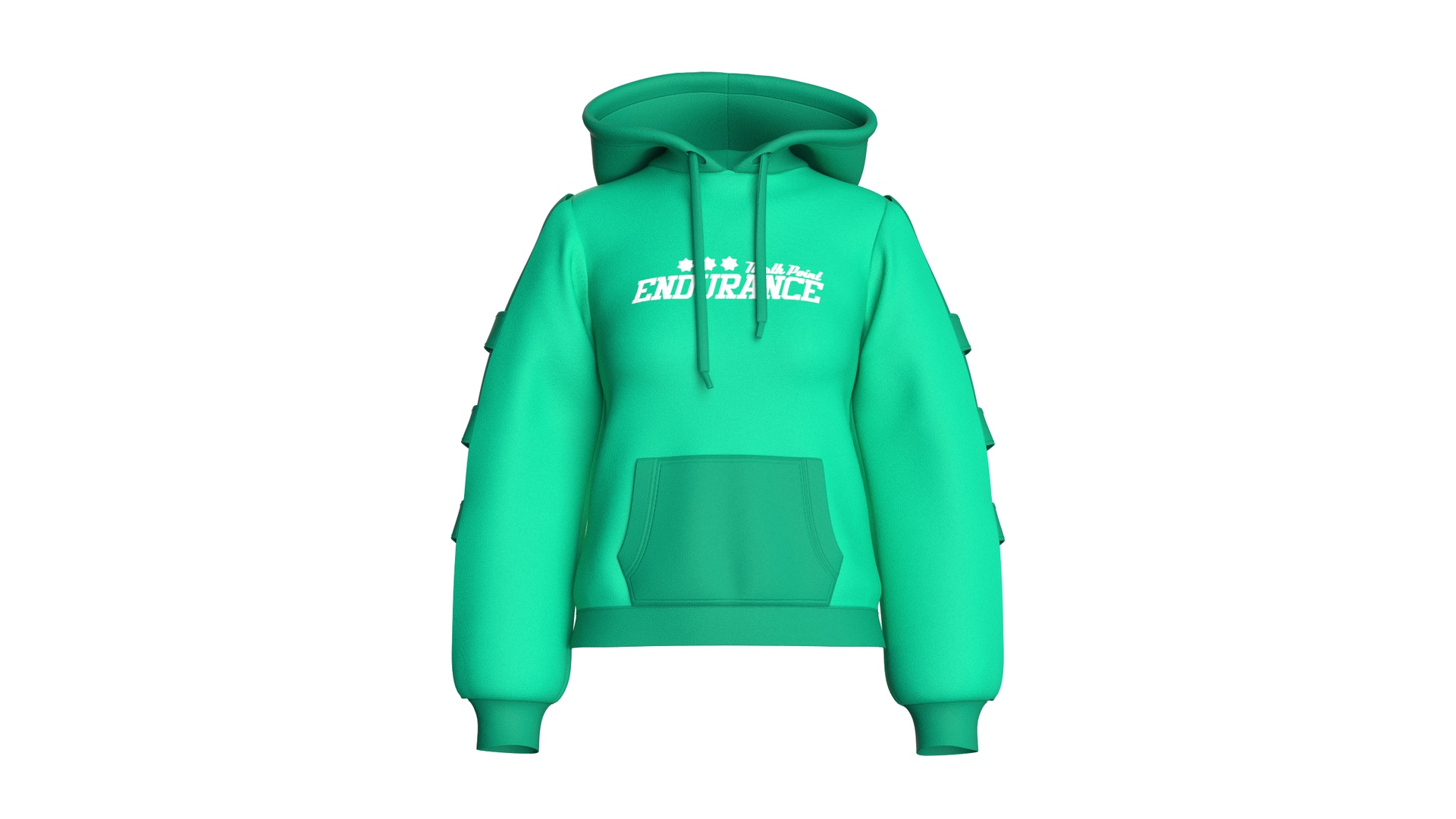 Media 1 for listing Girls Pullover Hoodie With Side - Tab Sleeves | High Poly