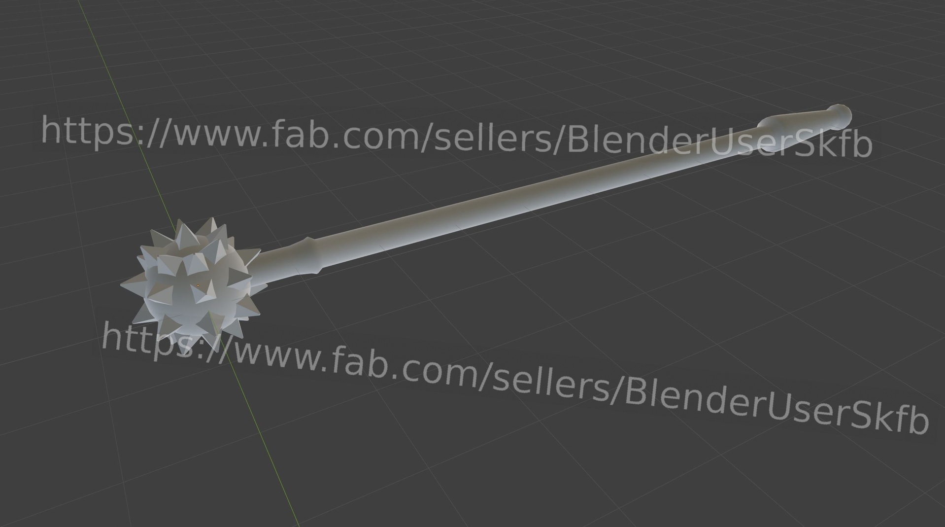 Media 1 for listing Spiked Mace (Sculpture)