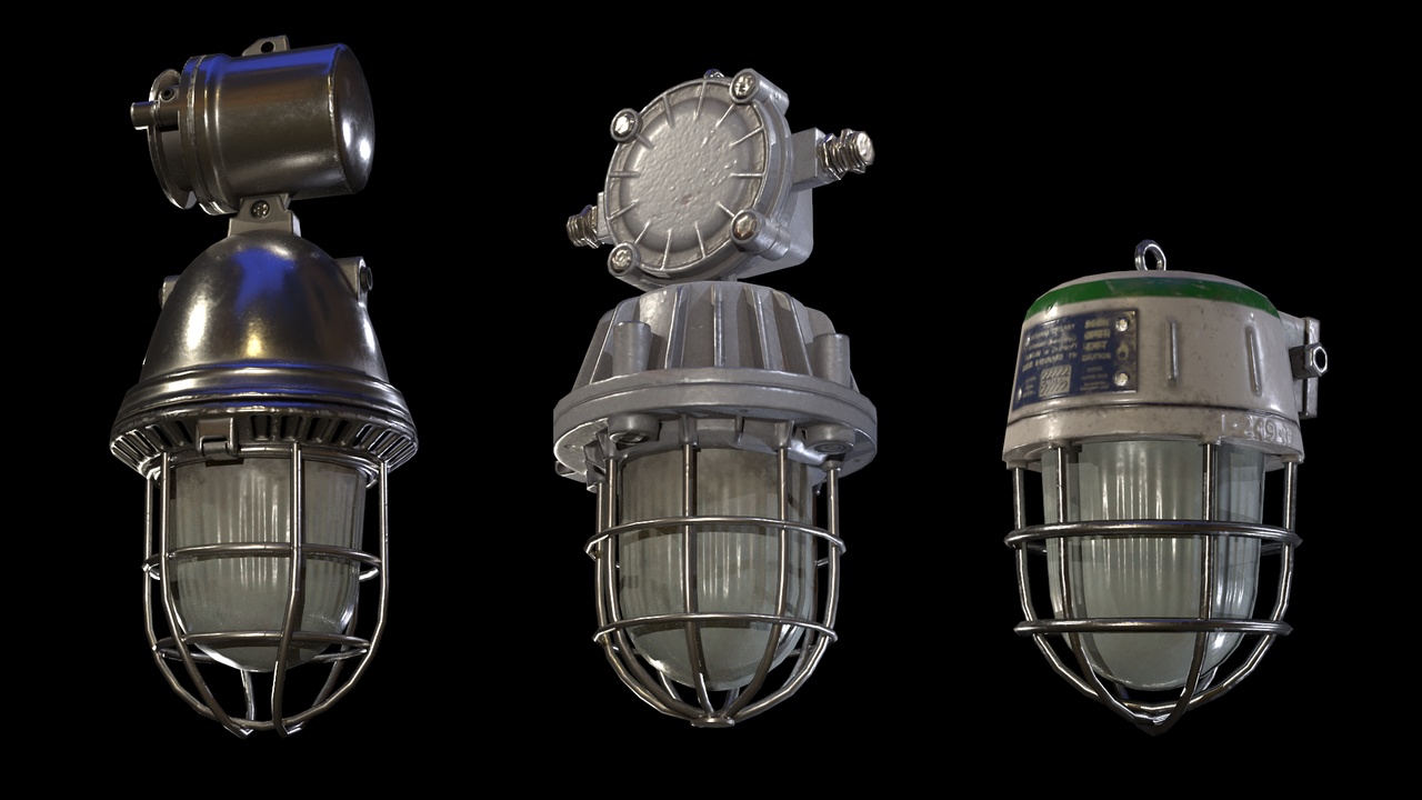 Industrial Lamps Pack 제품 등록을 위한 미디어 1개