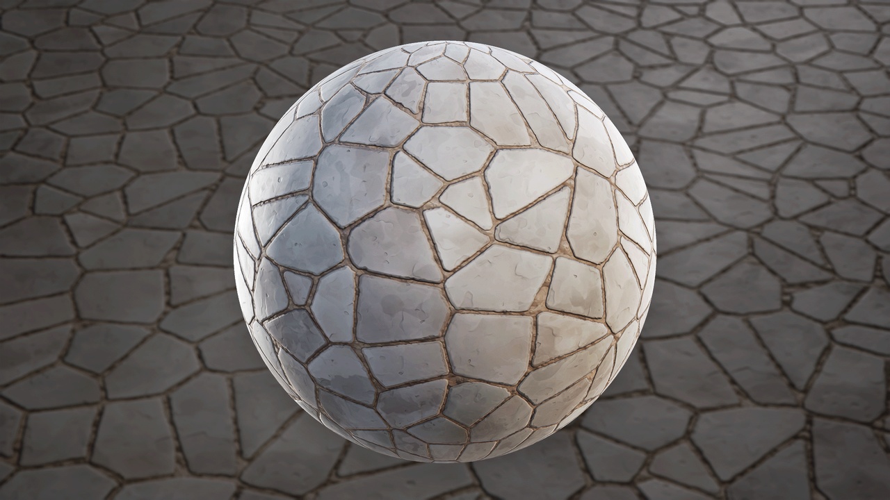 Media 1 for listing Stylized Irregular Stone Pavers 01B - Material