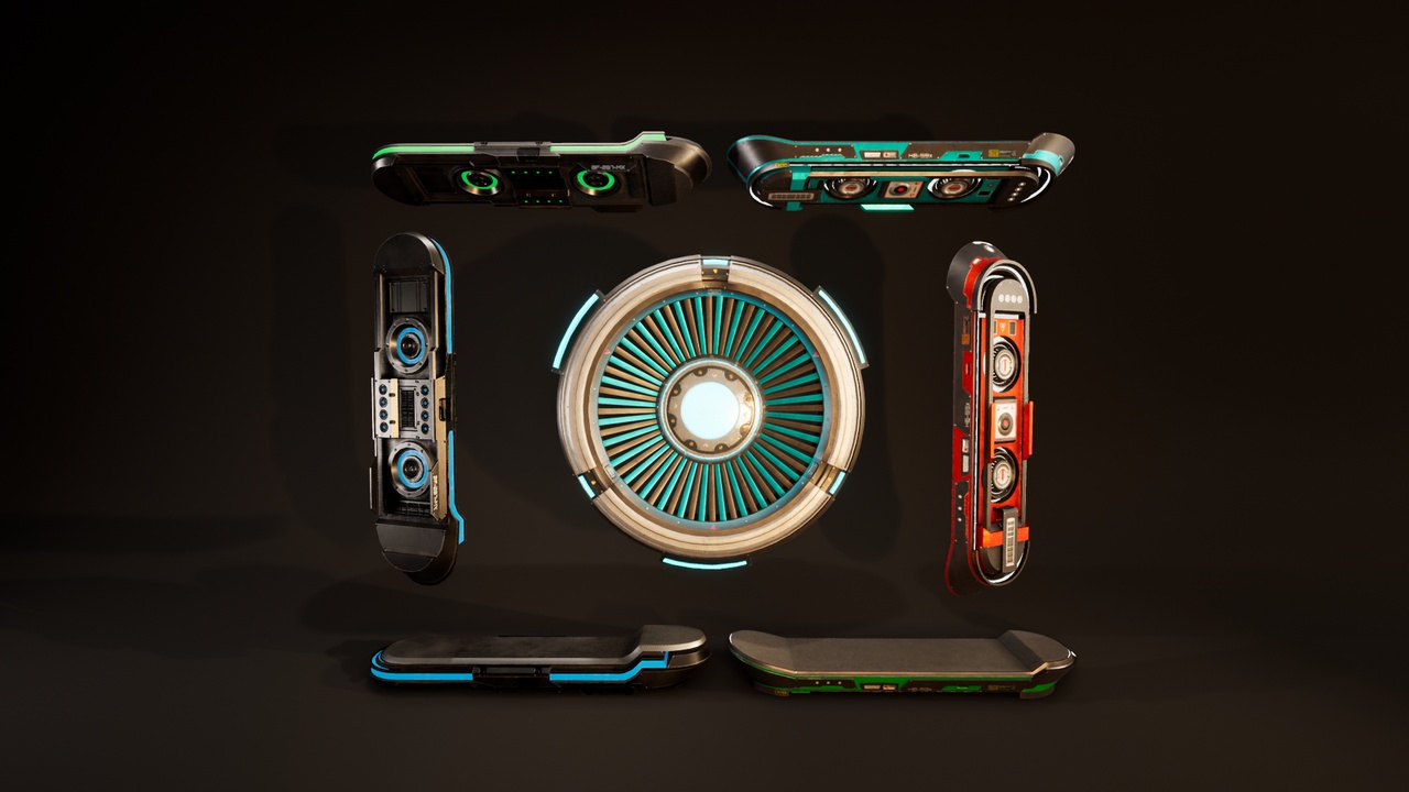 Media 1 for listing SciFi Hover Controller Mega Pack