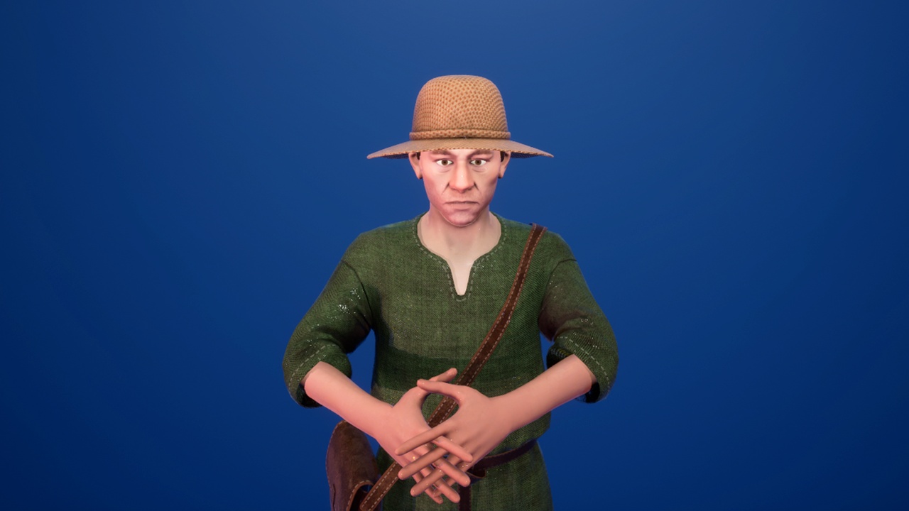 Media 1 for listing Medieval Villager Man Realistic