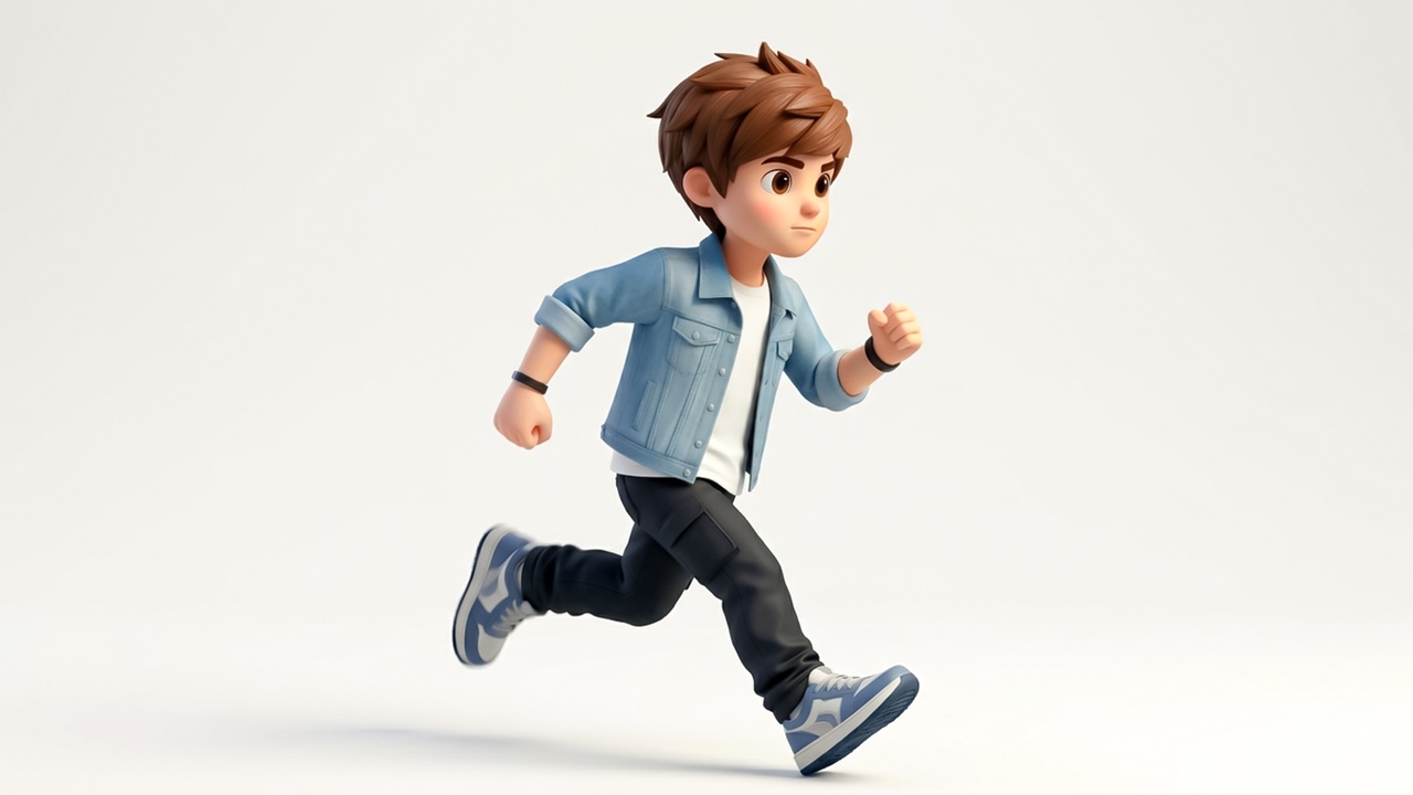 Stylized Cartoon Boy 3D Character Rigged with Animations Game Ready ...