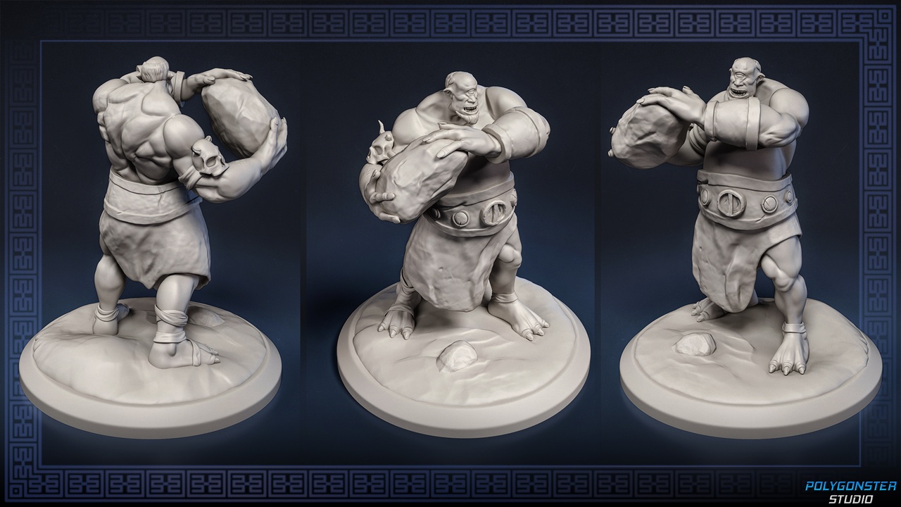 Media 1 for listing Cyclops with a stone