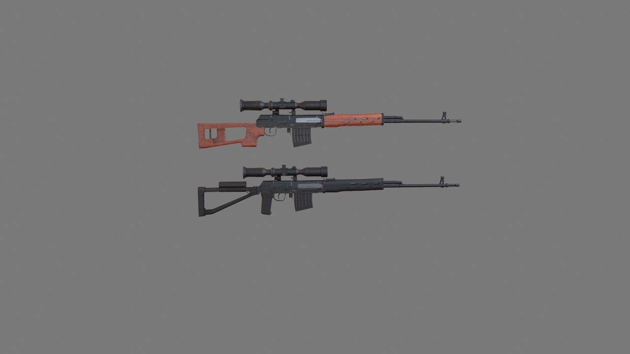Media 1 for listing SVD and SVDS sniper rifle