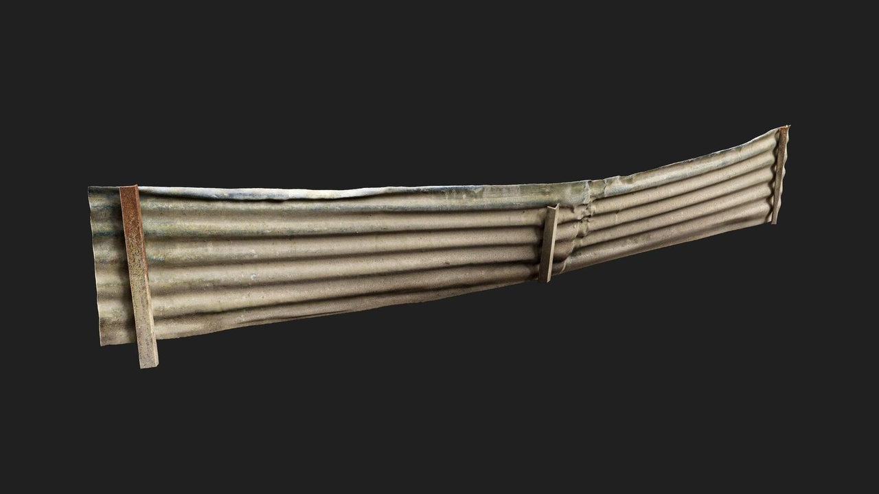 Media 1 for listing Military Trenches Wall Metal Corrugated 11