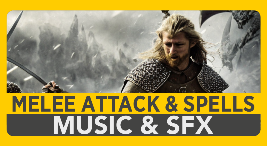 Melee Attack & Magic Spells Sound FX Pack | Fab