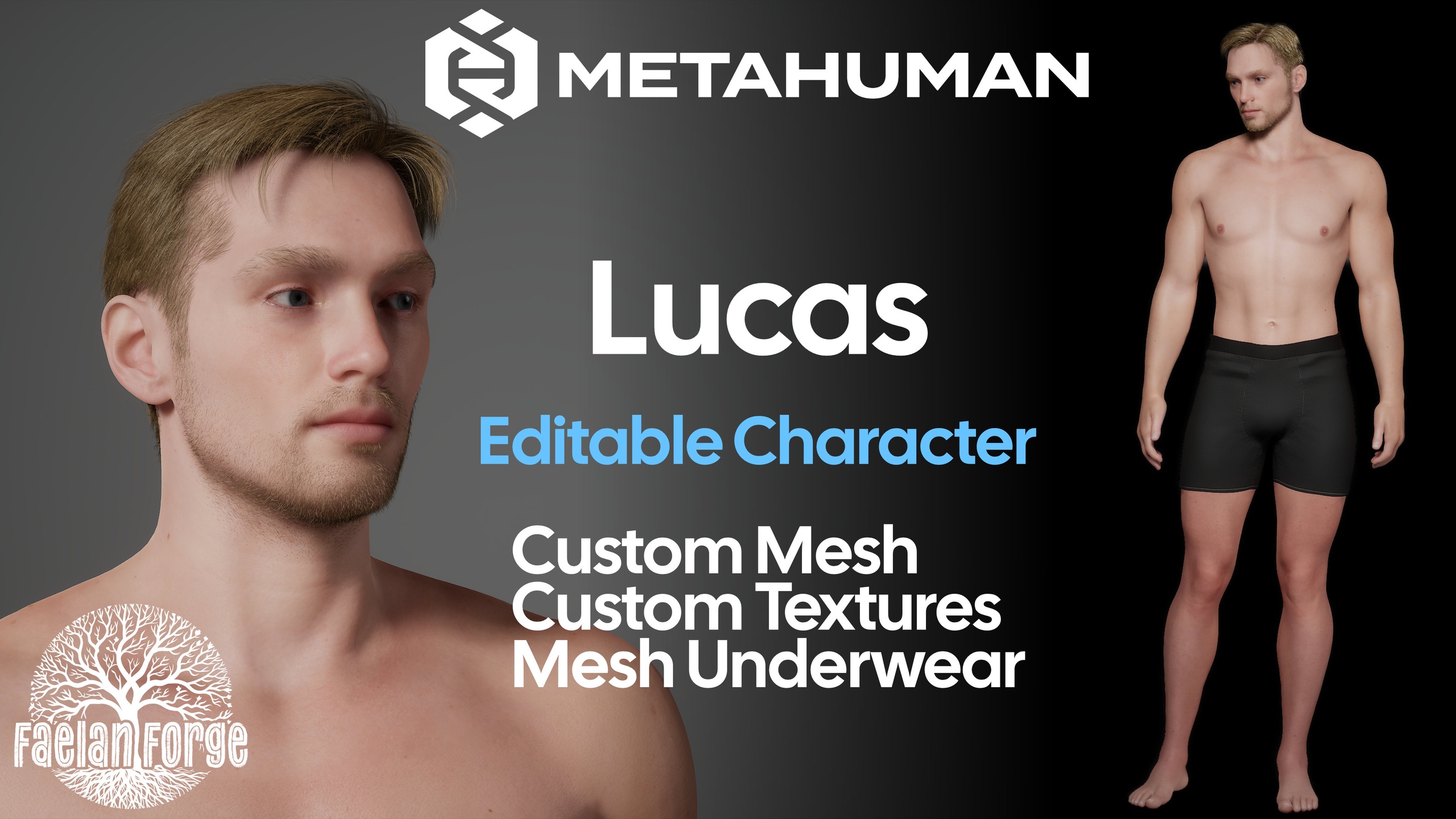 FF Lucas: Custom Character Mesh & Texture | Fab