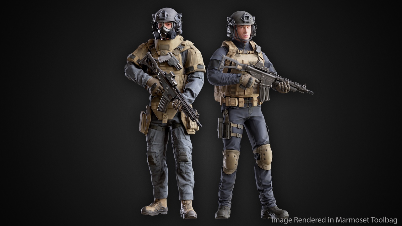 Media 1 for listing Two Military Soldiers