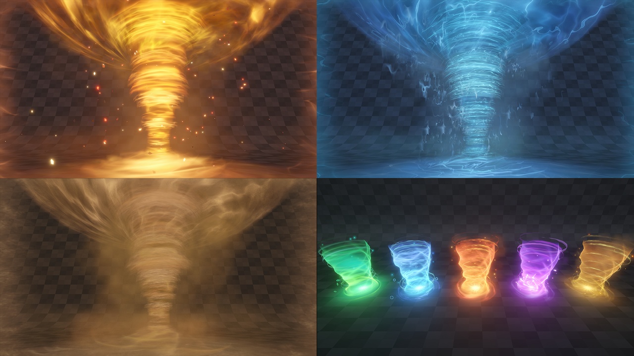 Unity VFX Tornado Effect | Fab