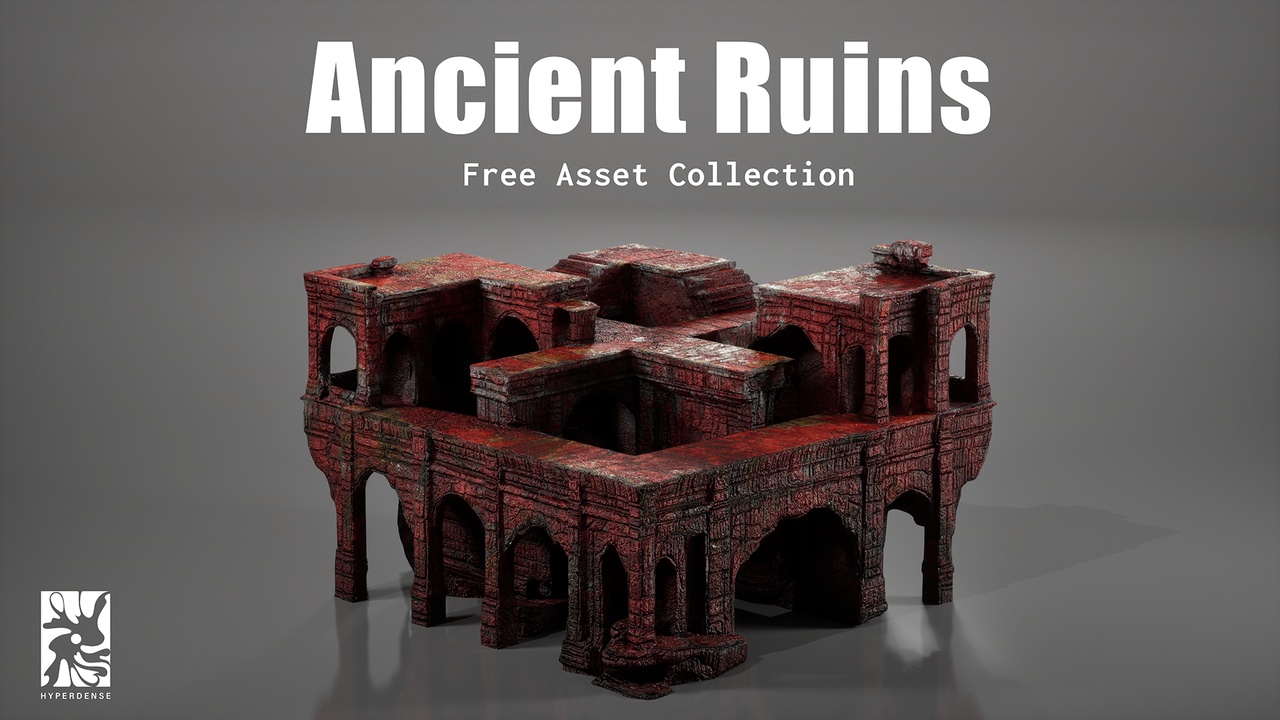 Media 1 for listing Ancient Ruins – Free Asset Pack (26 Pieces + Custom Rematerials)