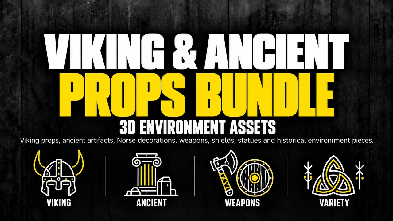 Media 1 for listing Viking & Ancient Props Bundle