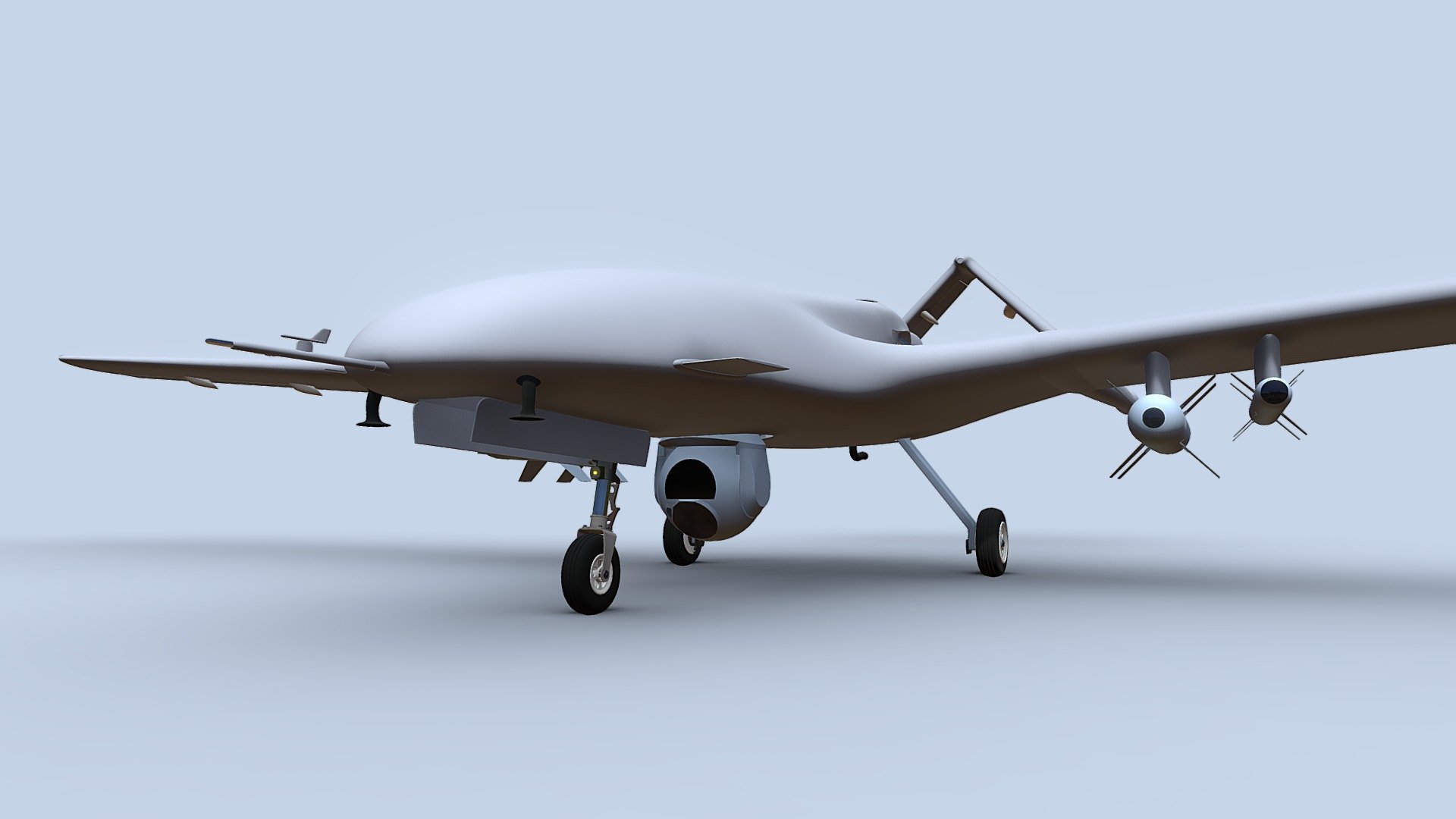 Bayraktar Latest Drone 3d Printed BAYRAKTAR TB-2, Unmanned Combat