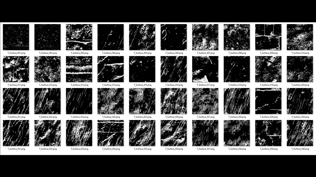 Media 1 for listing 40 Pcs Surface Damage Texture - Imperfections
