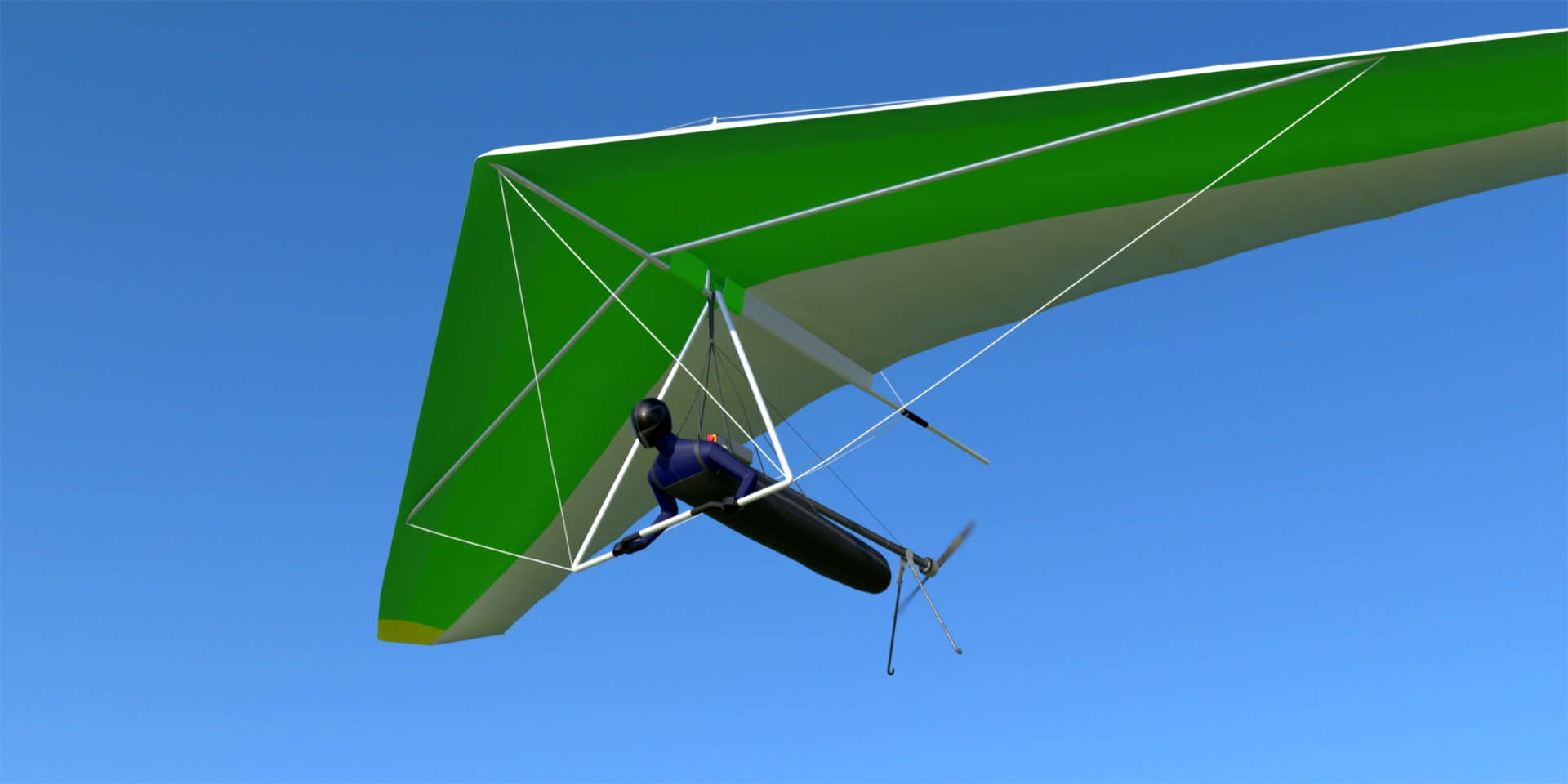 Media 1 for listing Electric Powered Hang Glider