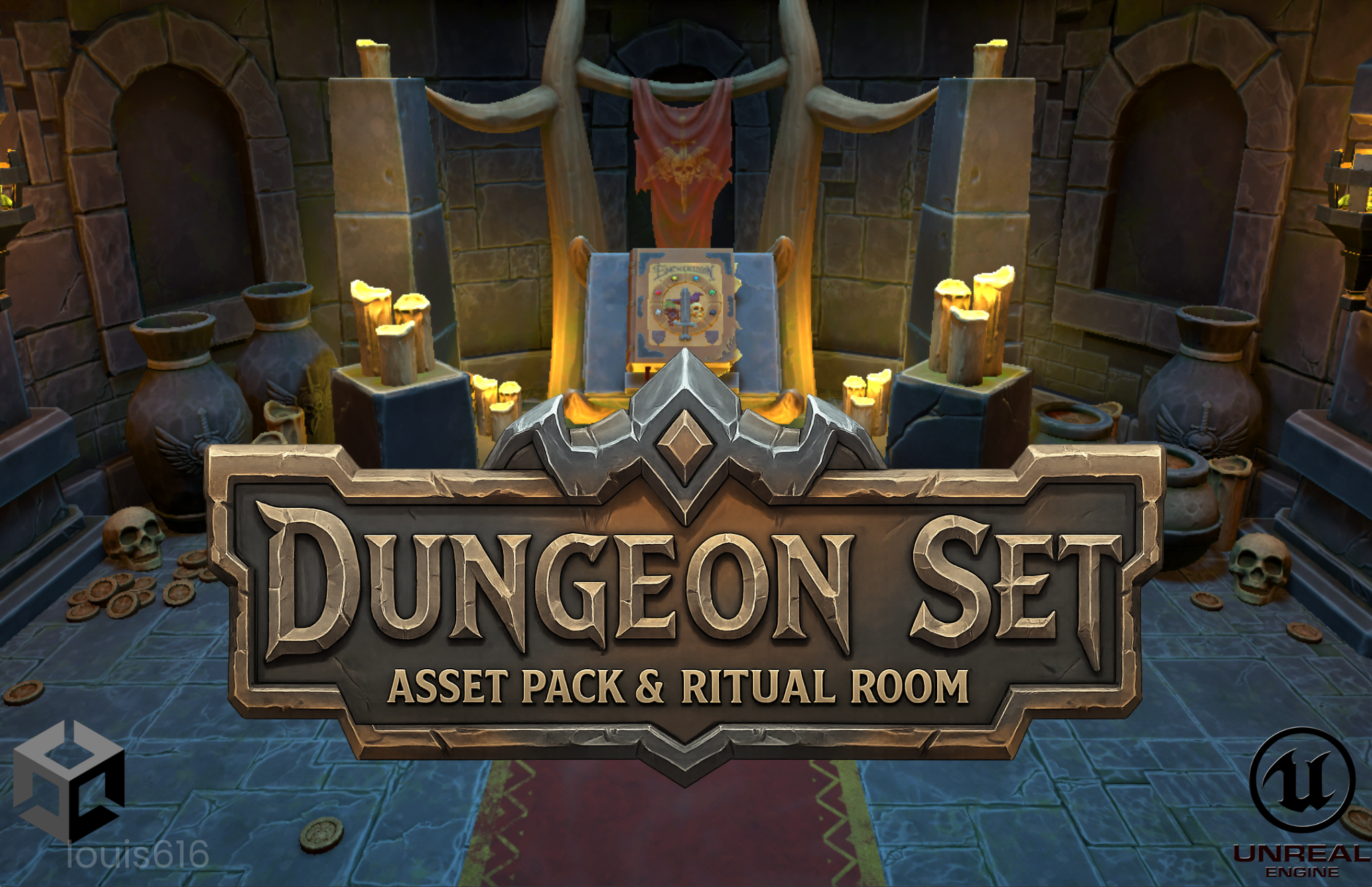 Dungeon Set | Asset pack | Fab