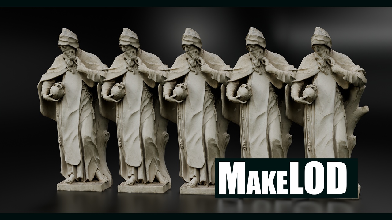 Media 1 for listing MakeLOD (Fast LOD processor for UE5)