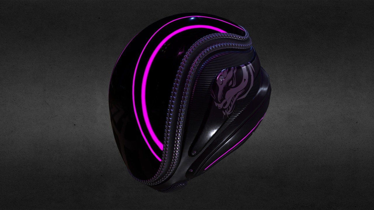 Media 1 for listing Sci-Fi Motorcycle Helmet