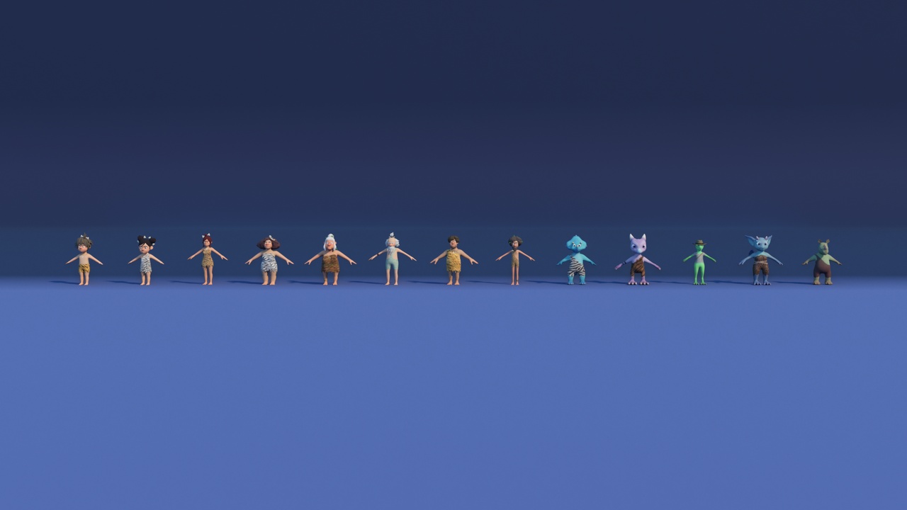 Media 1 for listing Stone Age Characters Pack