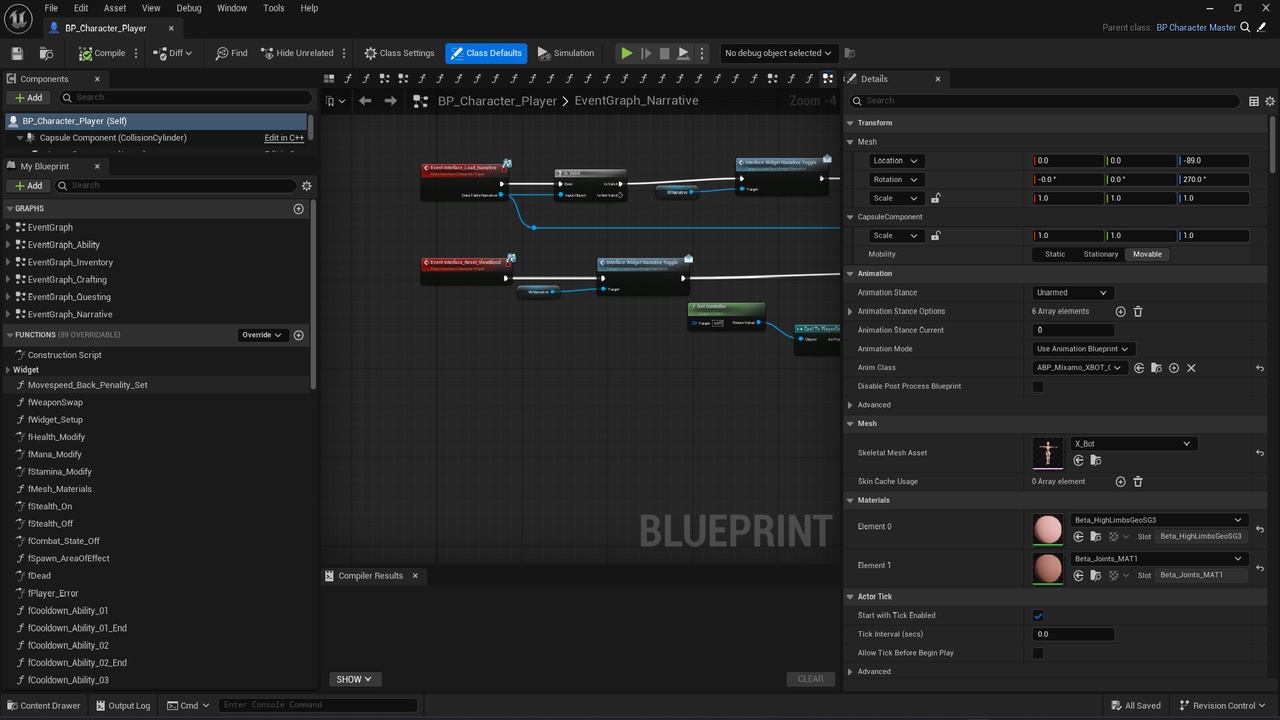 Media 1 for listing Character Logic Kit (Blueprint-Only) — Modular Character Gameplay System