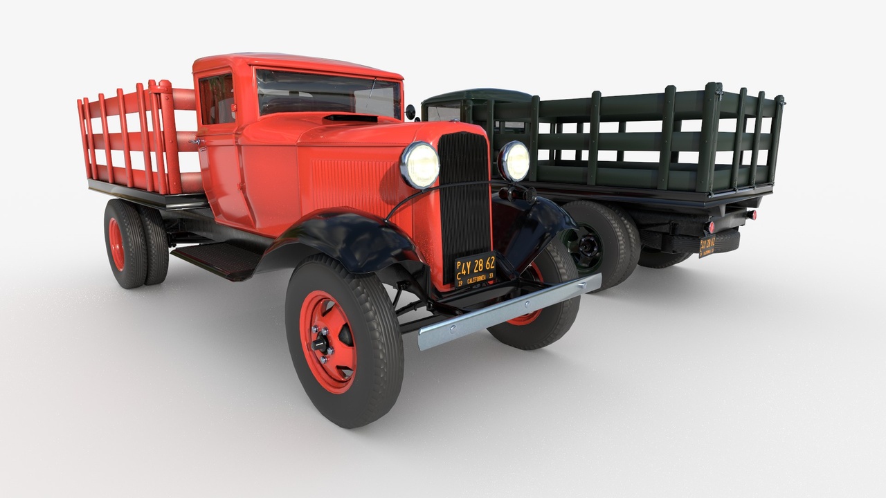 Media 1 for listing 1933 a Stakebed truck