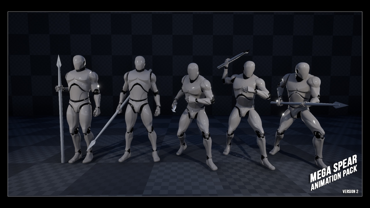 Media 1 for listing Mega Spear Animation Pack
