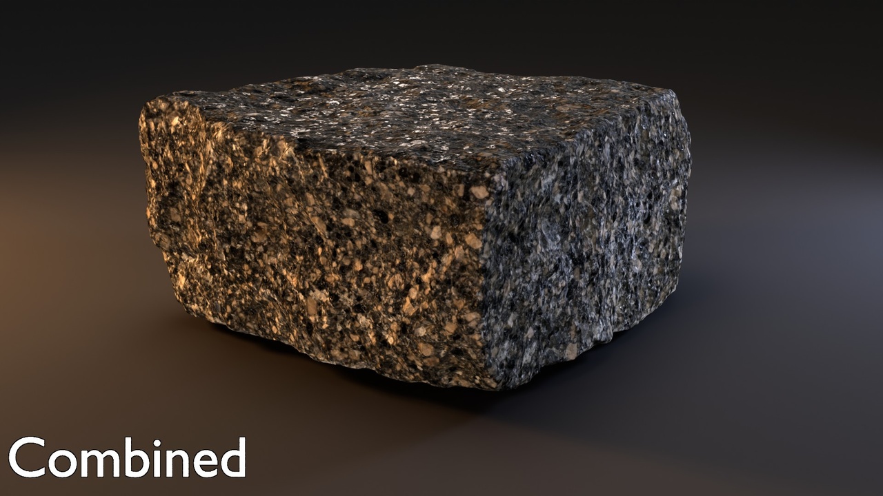 Media 1 for listing Granitic paving stone 08 - High-res mesh