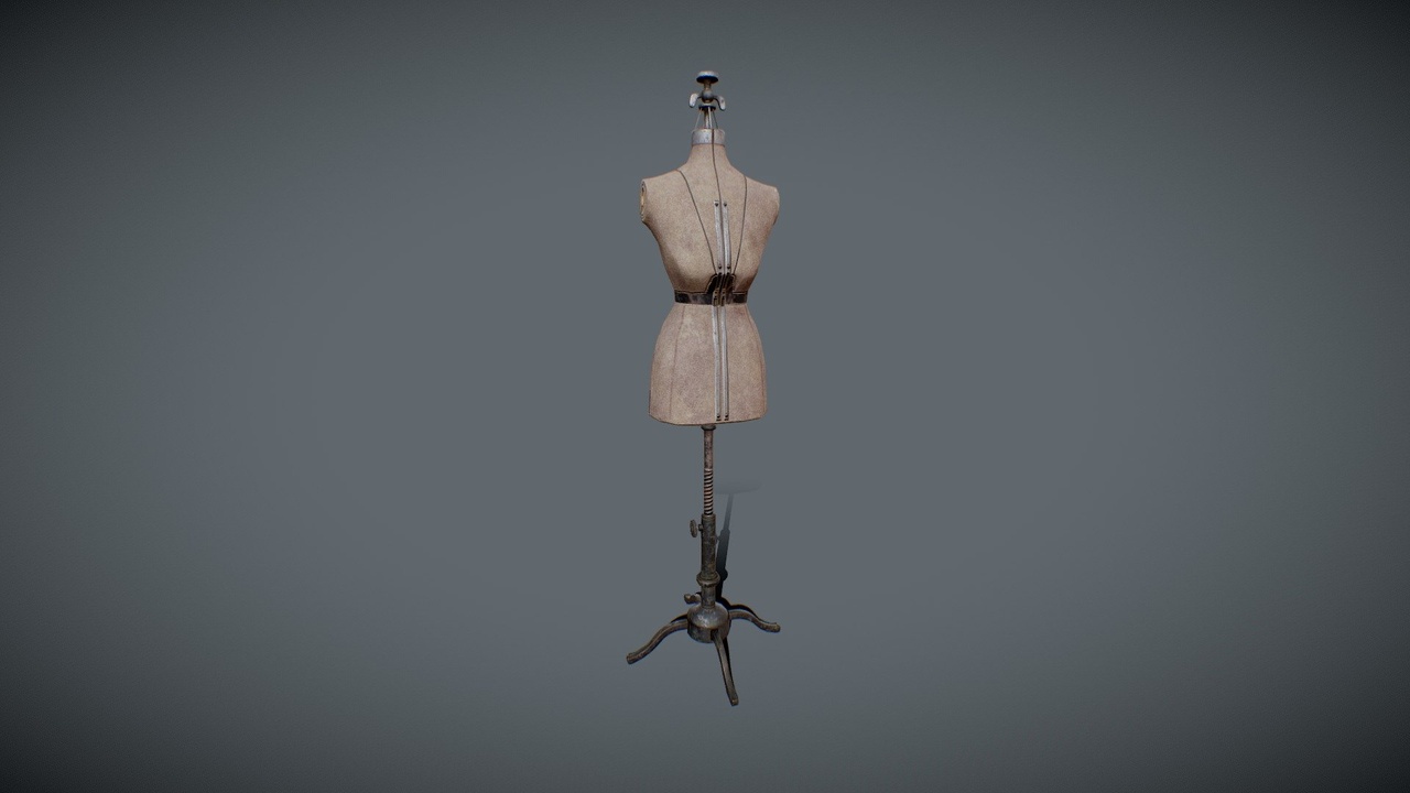 Media 1 for listing Old Sewing Mannequin V3