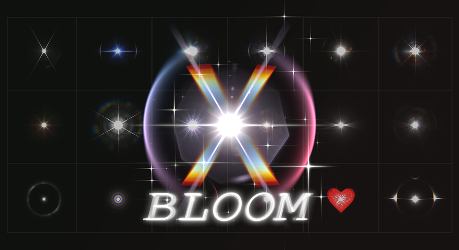 Bloom Kernel Example BloomX : HDR Bloom Kernel Textures | Fab