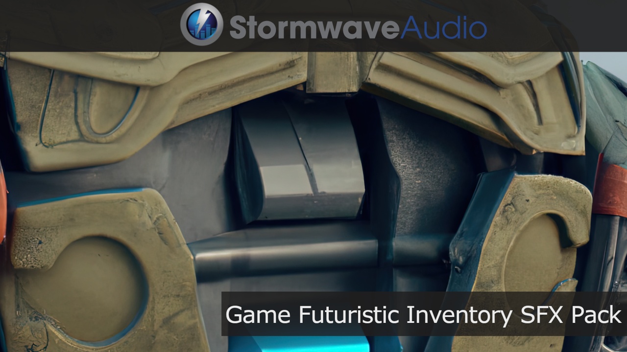 Media 1 for listing Games Futuristic Inventory Sound Effects Pack
