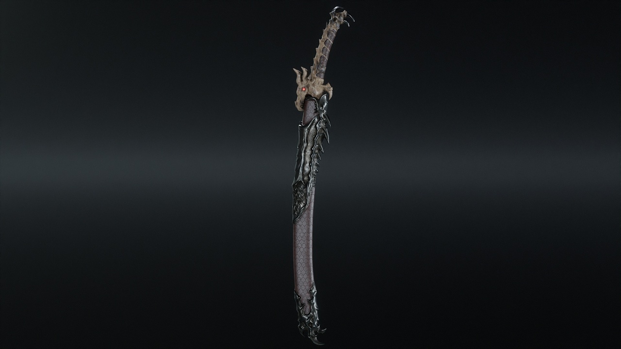 Media 1 for listing Dragon Tooth Katana — Monstrous Relic