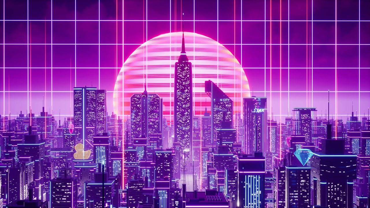 Media 1 for listing Neon City - Synthwave