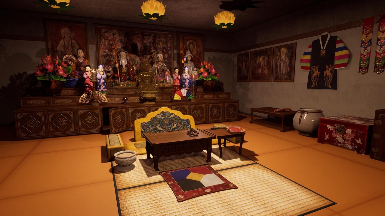 Media 1 for listing Korean Shamanic Ritual & Exorcism Prop Pack : Talismans, Bells, and Blades