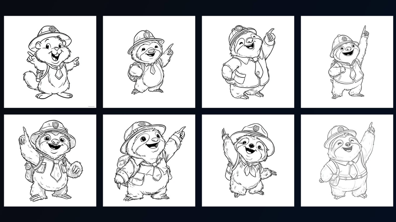 Media 1 for listing AC - Animal Drawing Coloring