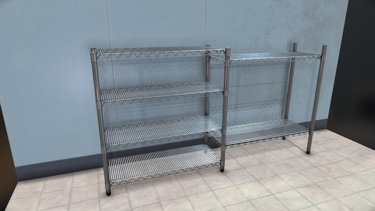 Media 1 for listing Modular Wire Rack Shelving (game ready)