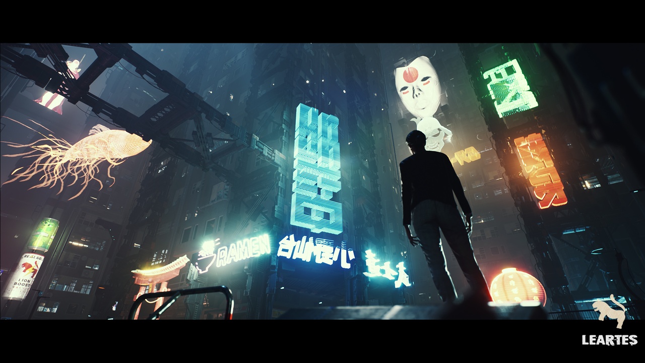 商品 Cyberpunk Japan Holograms / Neon Set (Cyberpunk Japan Holograms Japans Hologram) 的媒体 1