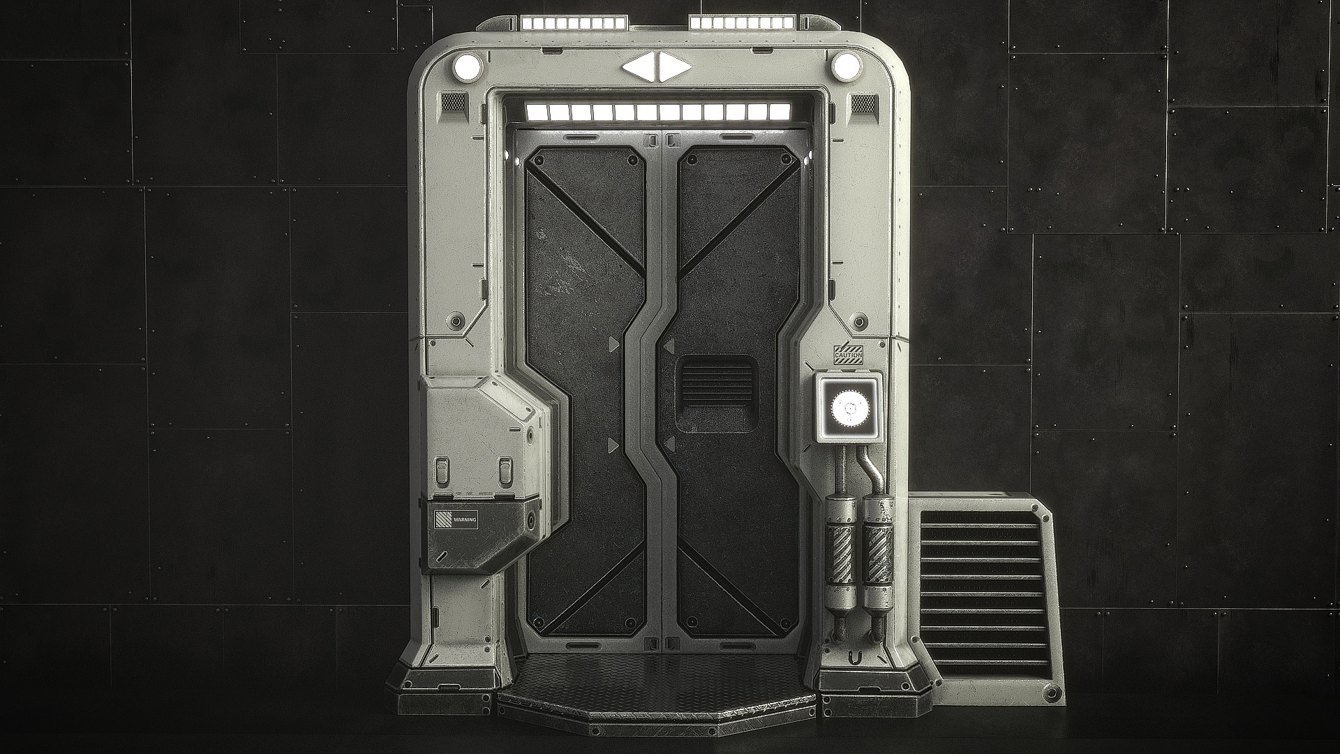 Sci Fi Door v2 | Fab