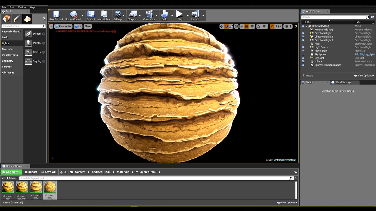 Media 1 for listing "Stylized Rock" Pack of 13 PBR Materials
